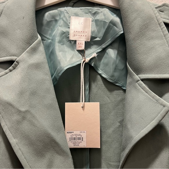 ✨SOLD✨ Lauren Conrad XXL Mint Green Jacket - Picture 4 of 5